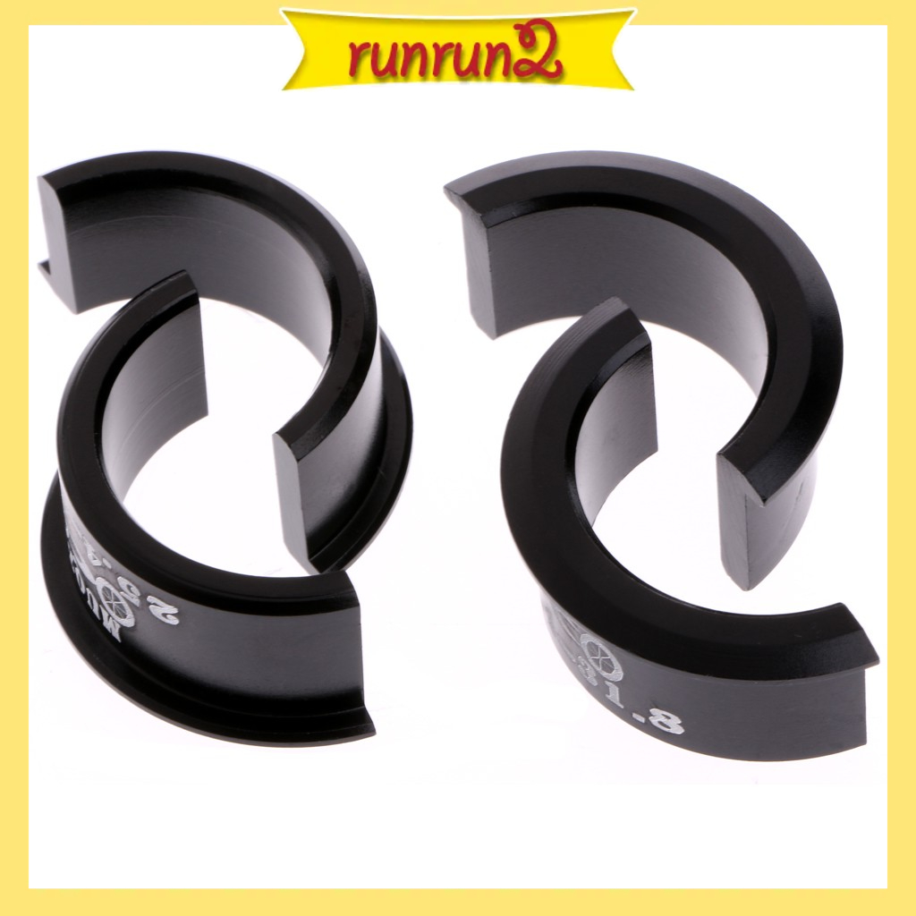 4Pcs Bicycle Handlebar Shim 25.4mm to 31.8mm Stem For Fixed Gear MTB