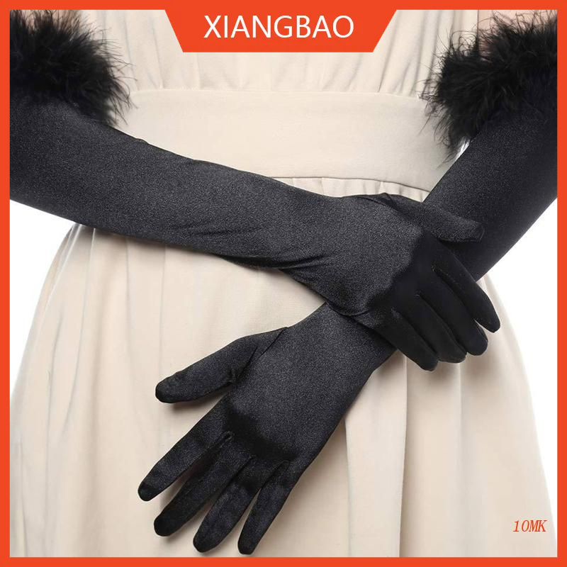 xiangbao Fashion Gloves Female's Elegant Solid Etiquette Gloves