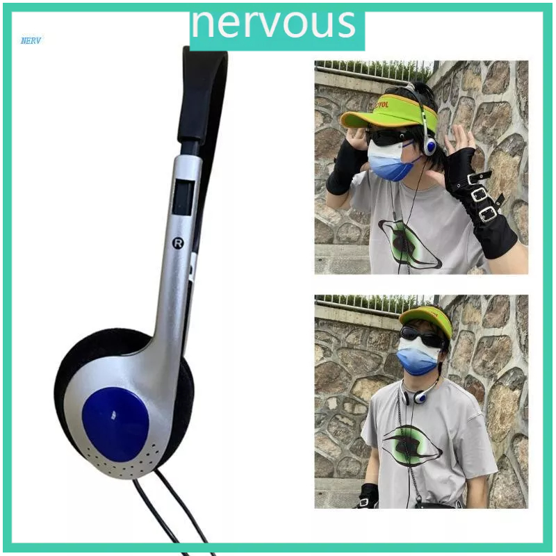 NERV Japanese Retro Nostalgic Headsets MP3 Headphones Sports Fashion