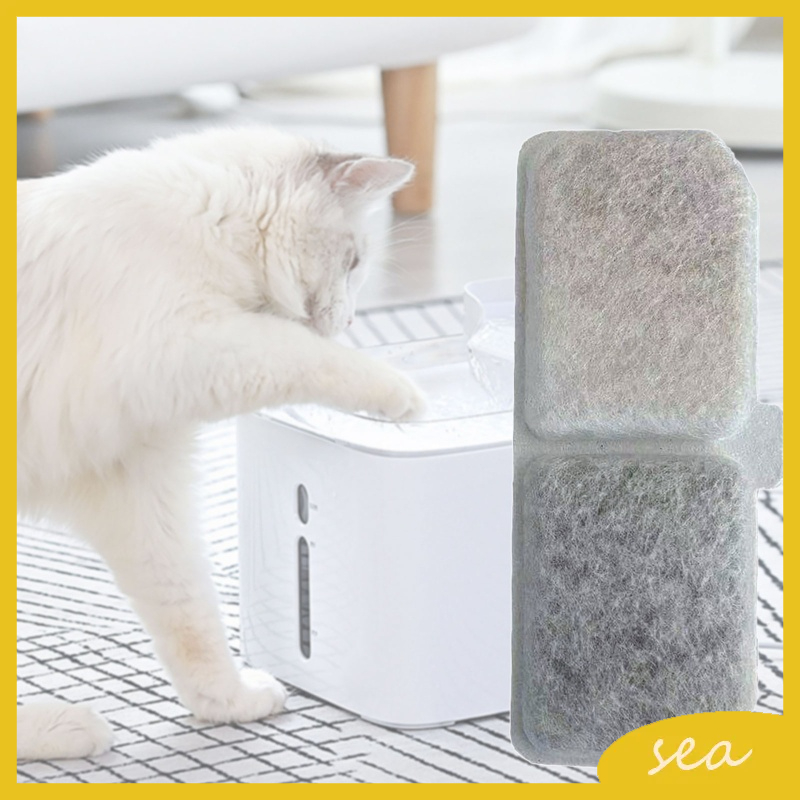 SC 10 Pcs Pet Water Fountain Filter Replacement for Most Pet Water  Dispenser Gift