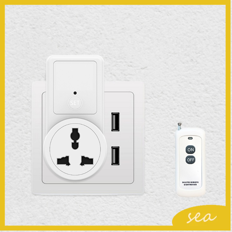 SC EU Wireless Outlet Remote Control Socket Light Switches House Power