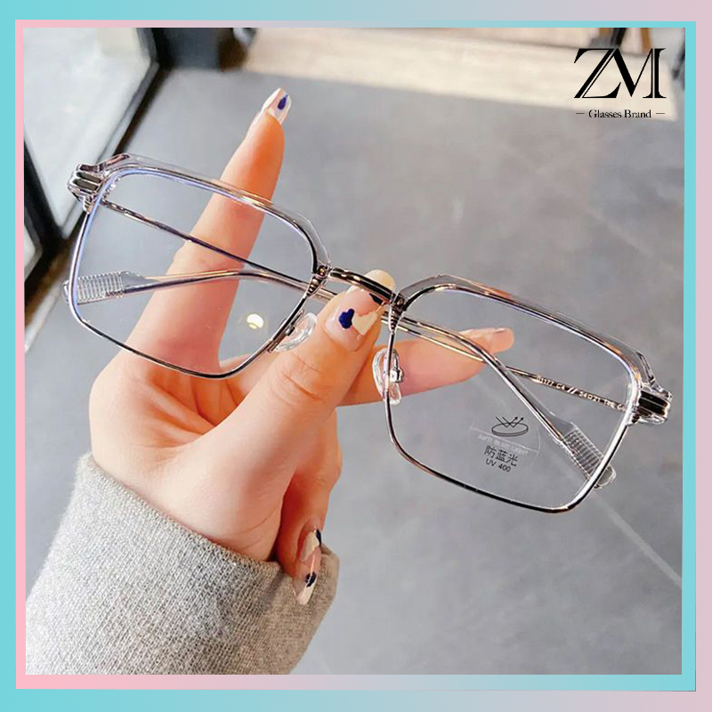 Fashionable Metal Frame Myopia Grading Glasses-50-100-150-200-250-300 ...