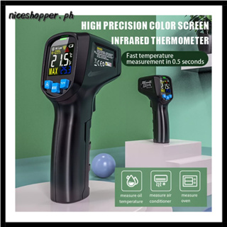 NJTY Non-Contact Digital Temperature Gun Infrared Thermometer -50°C~600°C  with Emissivity Function IR Thermometer for Industrial - AliExpress