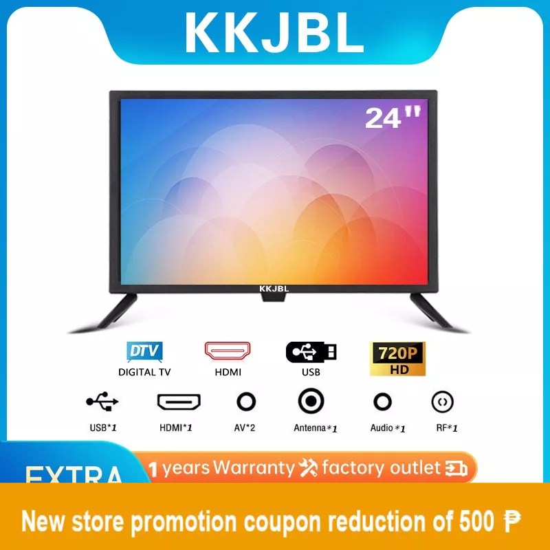 Kkjbl Inch Digital Tv Hd Led With Vga Hdmi Build In Isdb T Mytv Shopee Philippines