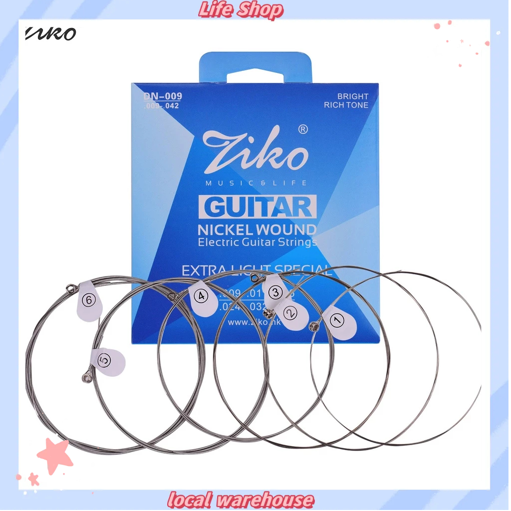 LIFE ZIKO DN009 Extra Light Guitar Strings for Electric Guitars