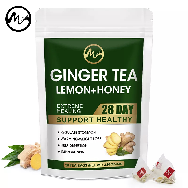 Minch Warm Uterus Tea Uterus Detox Tea Ginger Lemon Turmeric Tea 100
