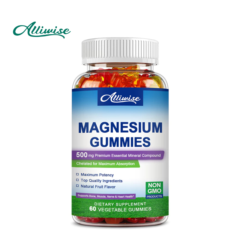 Magnesium Glycinate 500mg Supplement for Sleep Support Bone Health