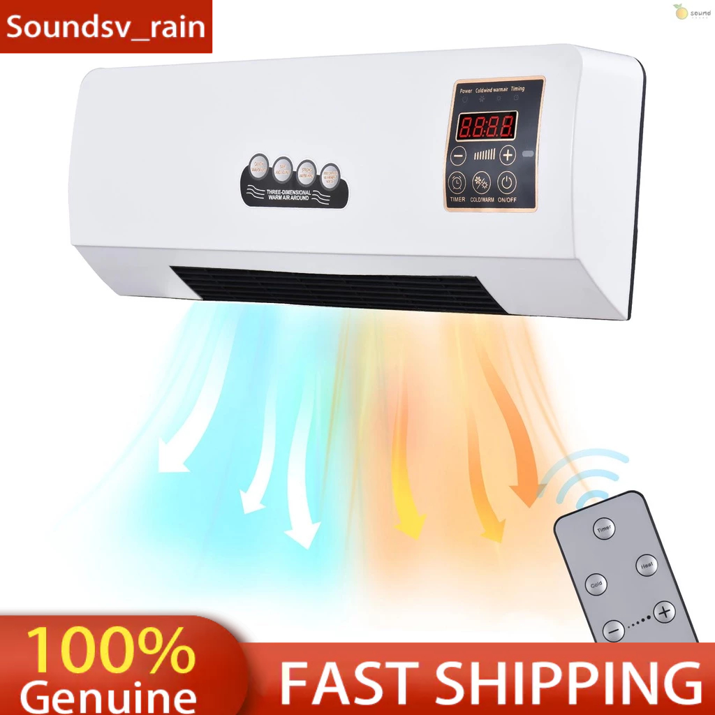 Heater and Air Conditioner Combo 1800W 2in1 Timing Function Heating