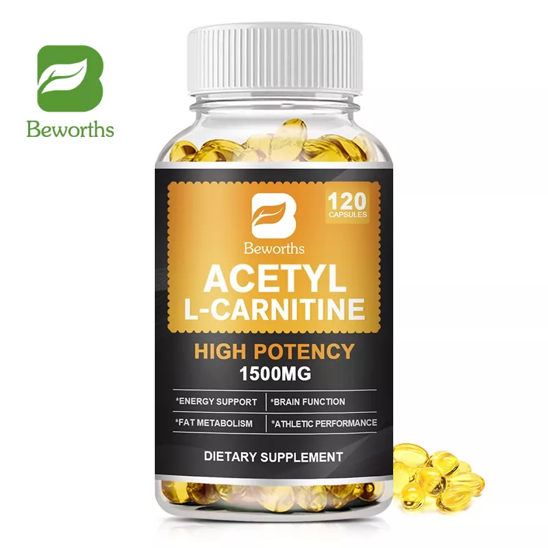 Beworths Acetyl LCarnitine Capsules 1500mg High Potency For Energy & Memory Support Increase