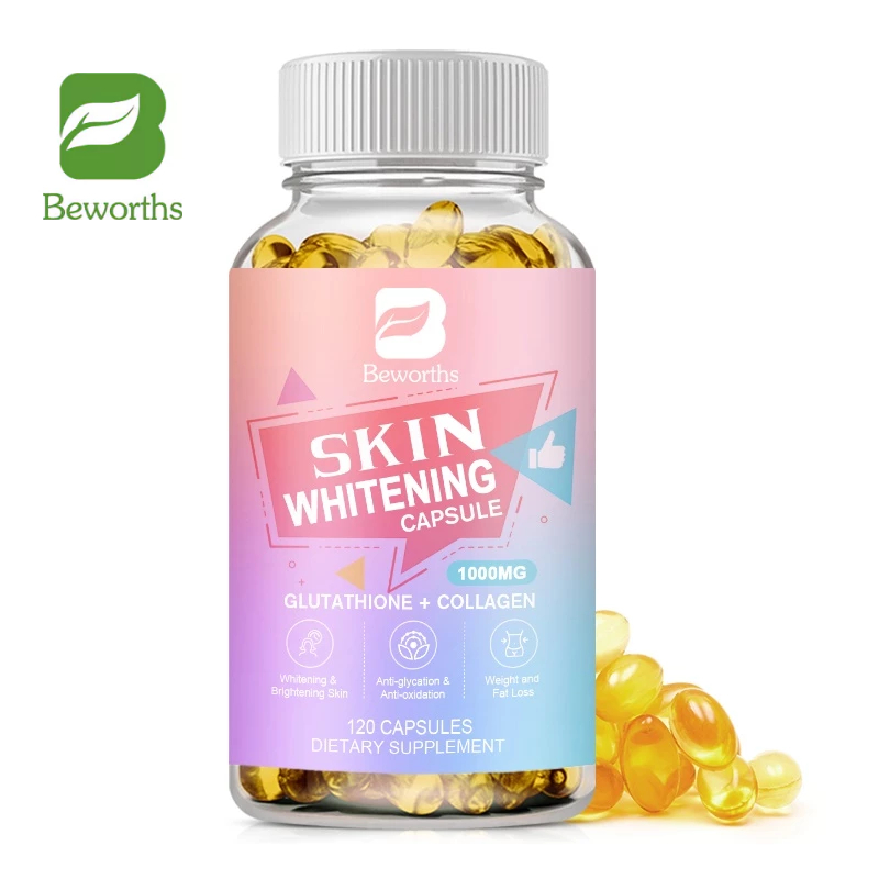 Beworths Glutathione Collagen Skin Whitening Capsules 1000mg Effective For Lightening Dark 2200