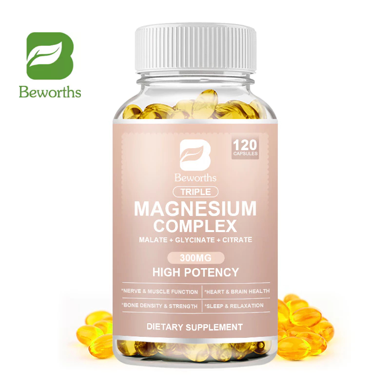 Beworths 300mg Triple Magnesium Complex Capsule Contains Glycinate