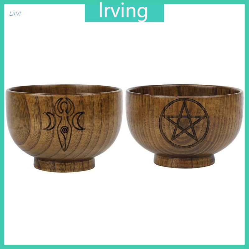 LRVI Altar Bowl Handmade Wood Bowls Ritual Tableware Ceremony Moon ...
