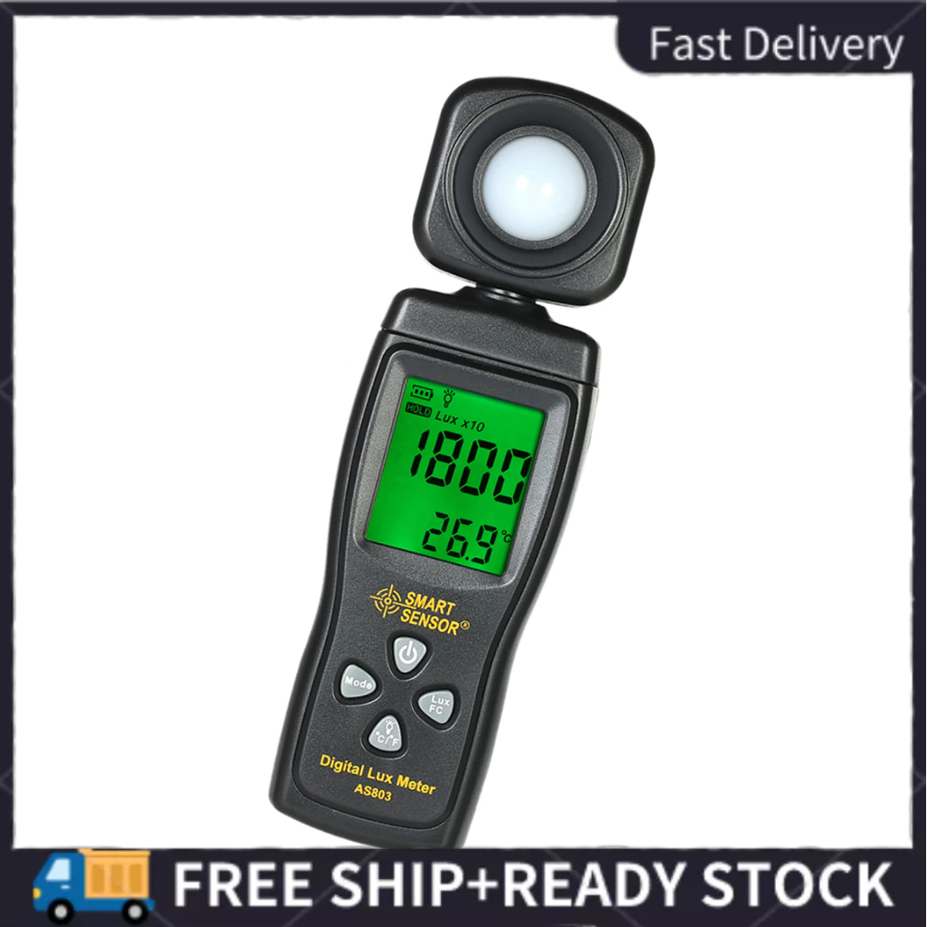 【SZ1】D310 INTU SMART SENSOR Mini Digital Lux Meter LCD Display Handheld