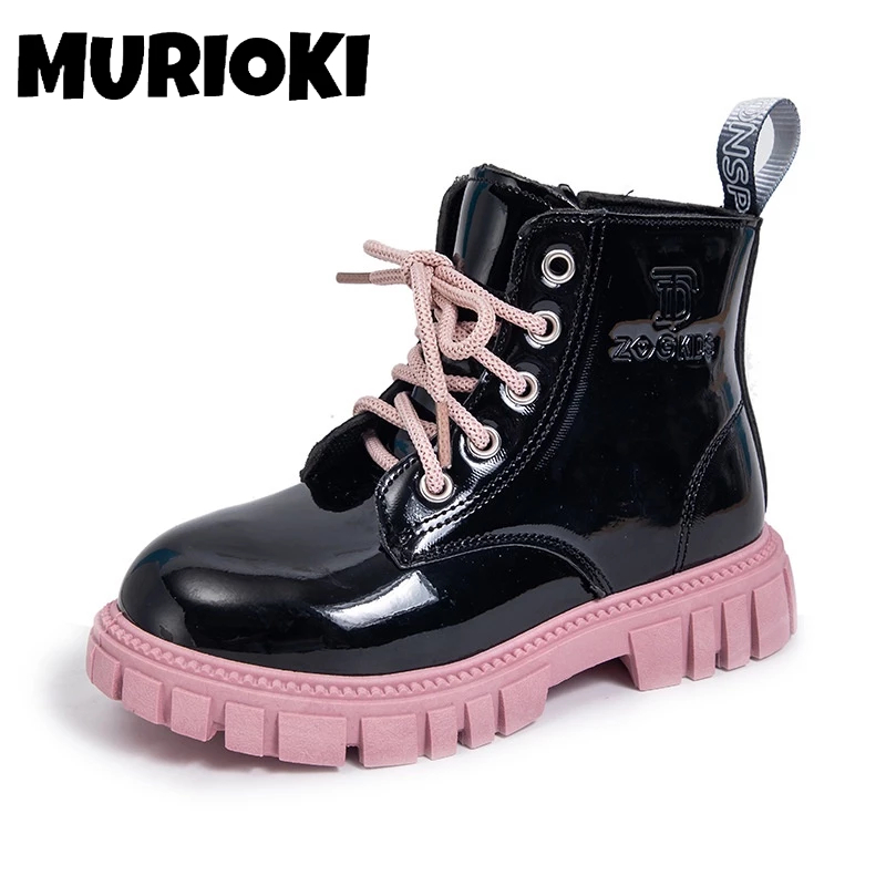 MURIOKI Barbie boots for kids girls Black Martin Boots for Kids Girl ...