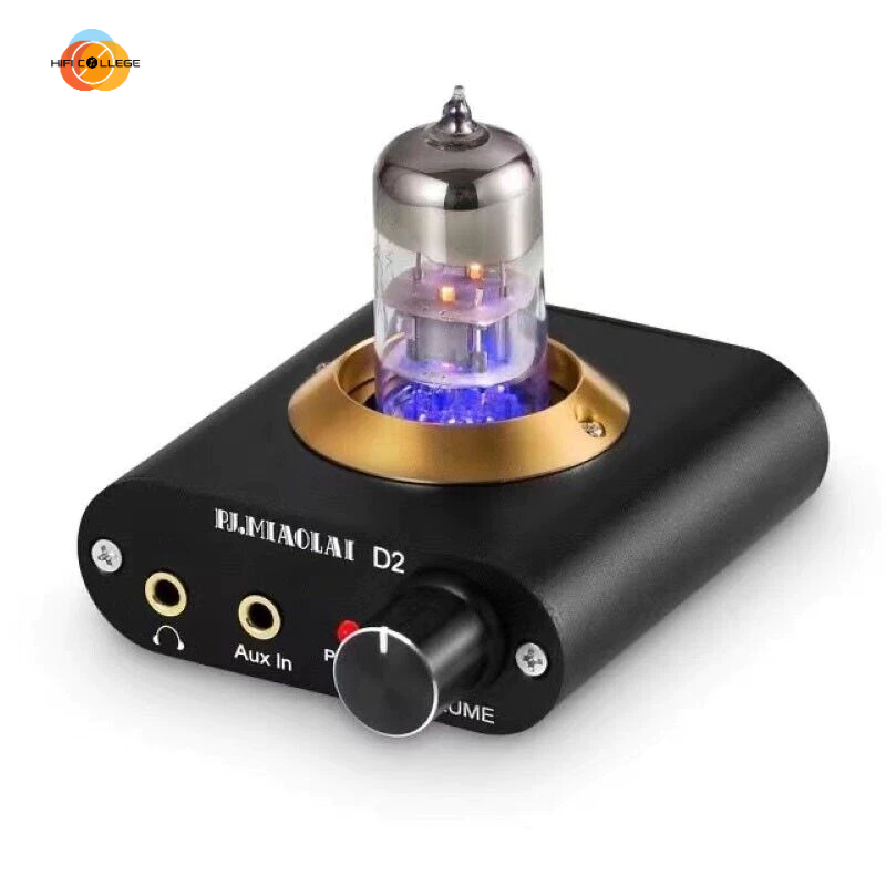 PJ.MIAOLAI D2 MINI Bile 6N3 Tube Audio Headphone Amplifier NE5532P AMP ...