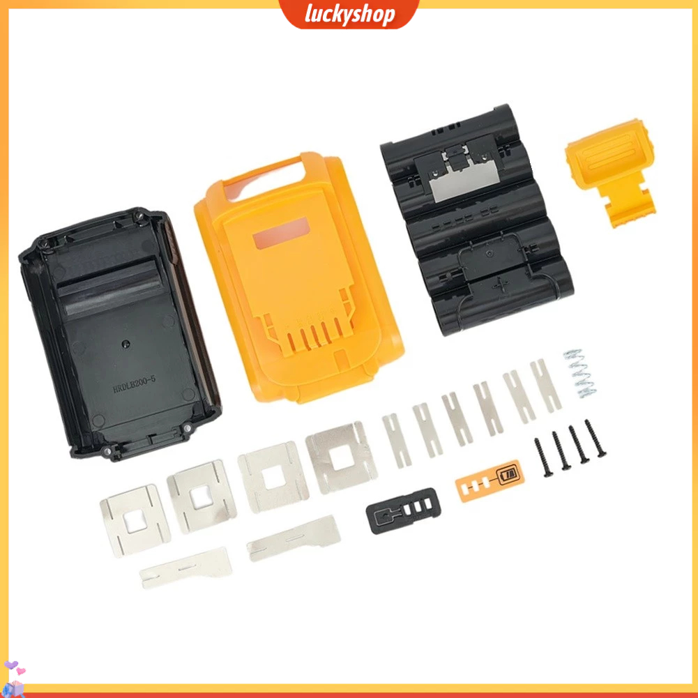 (LUSH) Li-Ion Battery Plastic Case Replacement For DeWalt 20V DCB201 ...