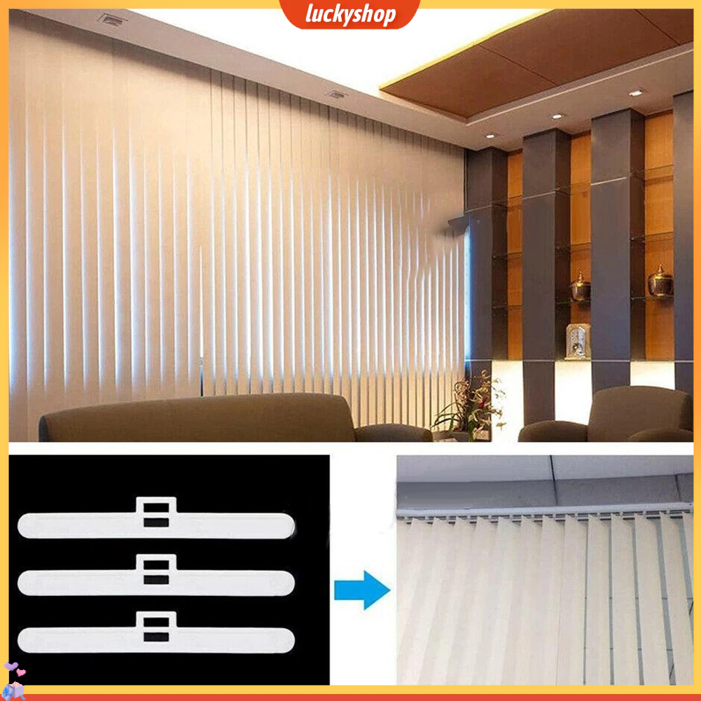 【LUSH】Vertical Top Blind Hangers Slats Header-Blade Curtain Hanger ...