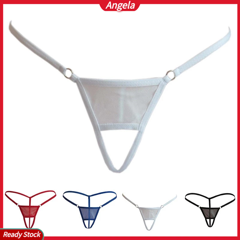 Men Thong Plain Jock strap Stretch Bottom G string Knickers Bulge pouch ...