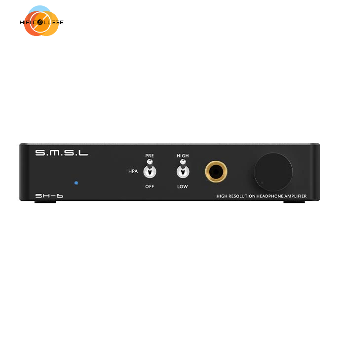 SMSL SH6 Headphone Amplifier 2 Step Gain settings Desktop Mini
