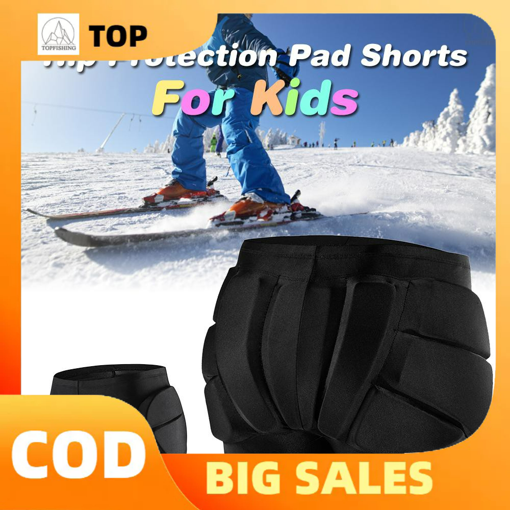 Kids Protective Padded Shorts for Hip Butt Tailbone Snowboarding Skating  Skiing