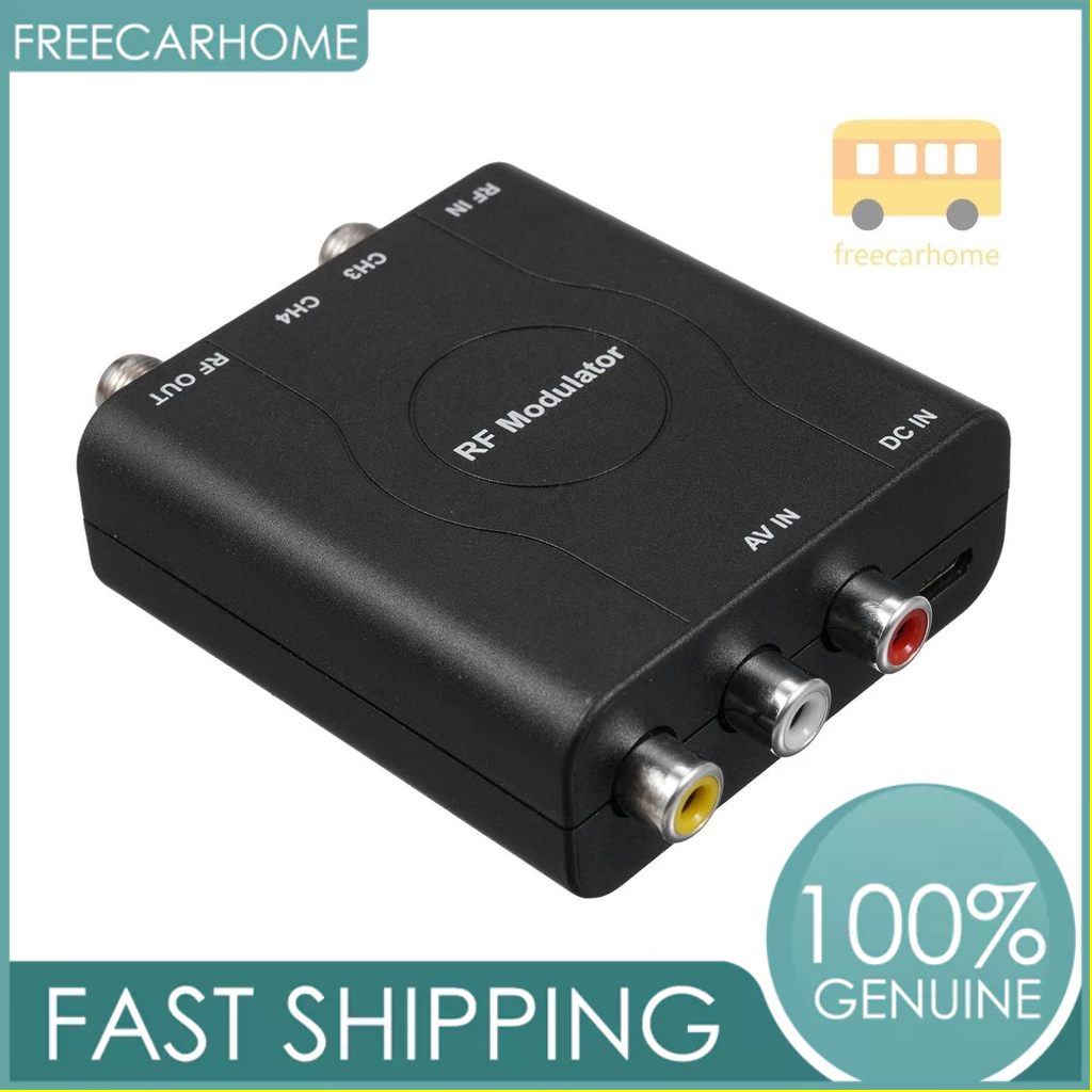 CATV System RF Modulator AV to RF Converter Professional HD VHF