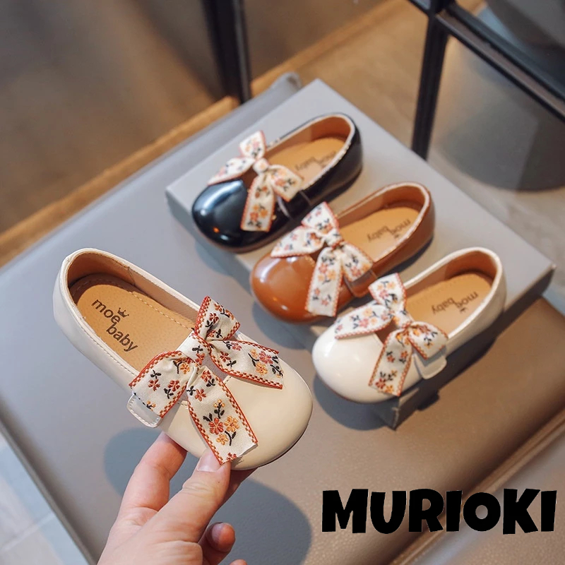 MURIOKI Flats Doll Shoes for Kids Girls 2023 Korean Style Doll Shoes Black School Shoes for Kids