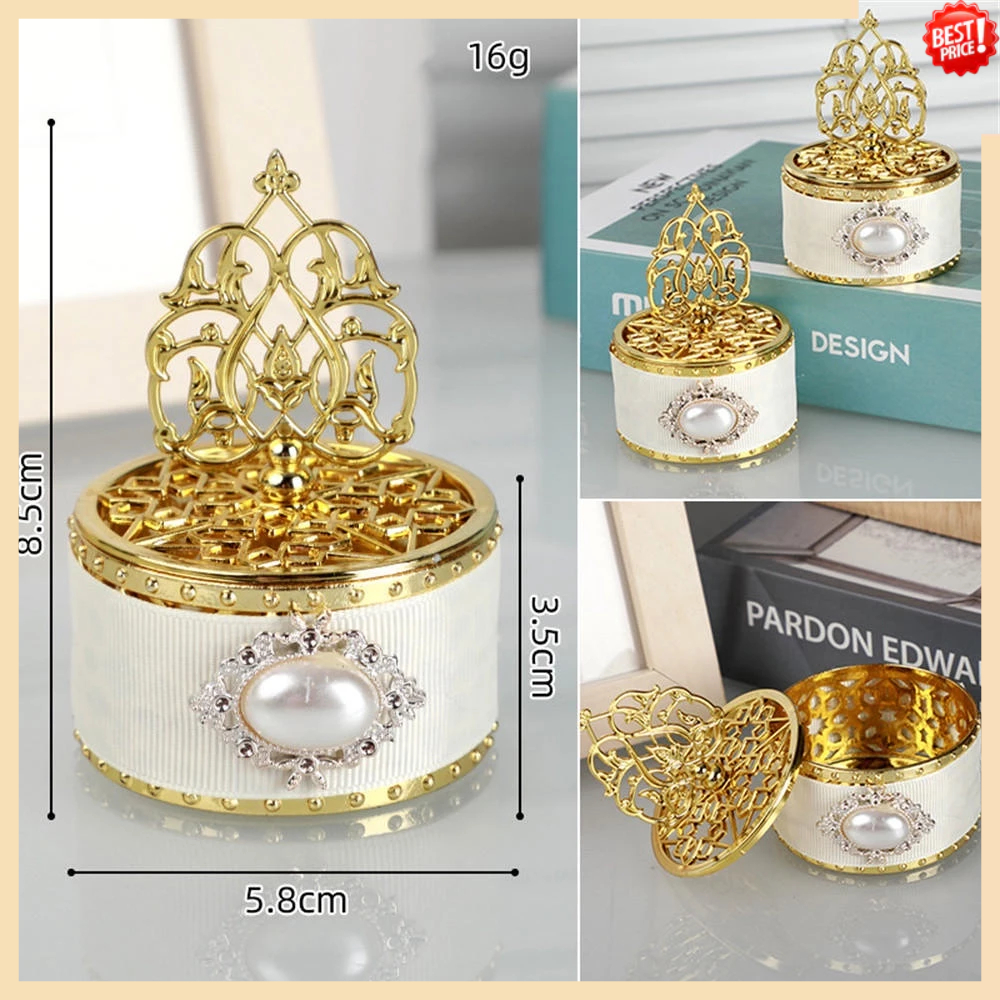 Gold Candy Boxes Wedding Party Gift Box Baby Shower Display Pagoda