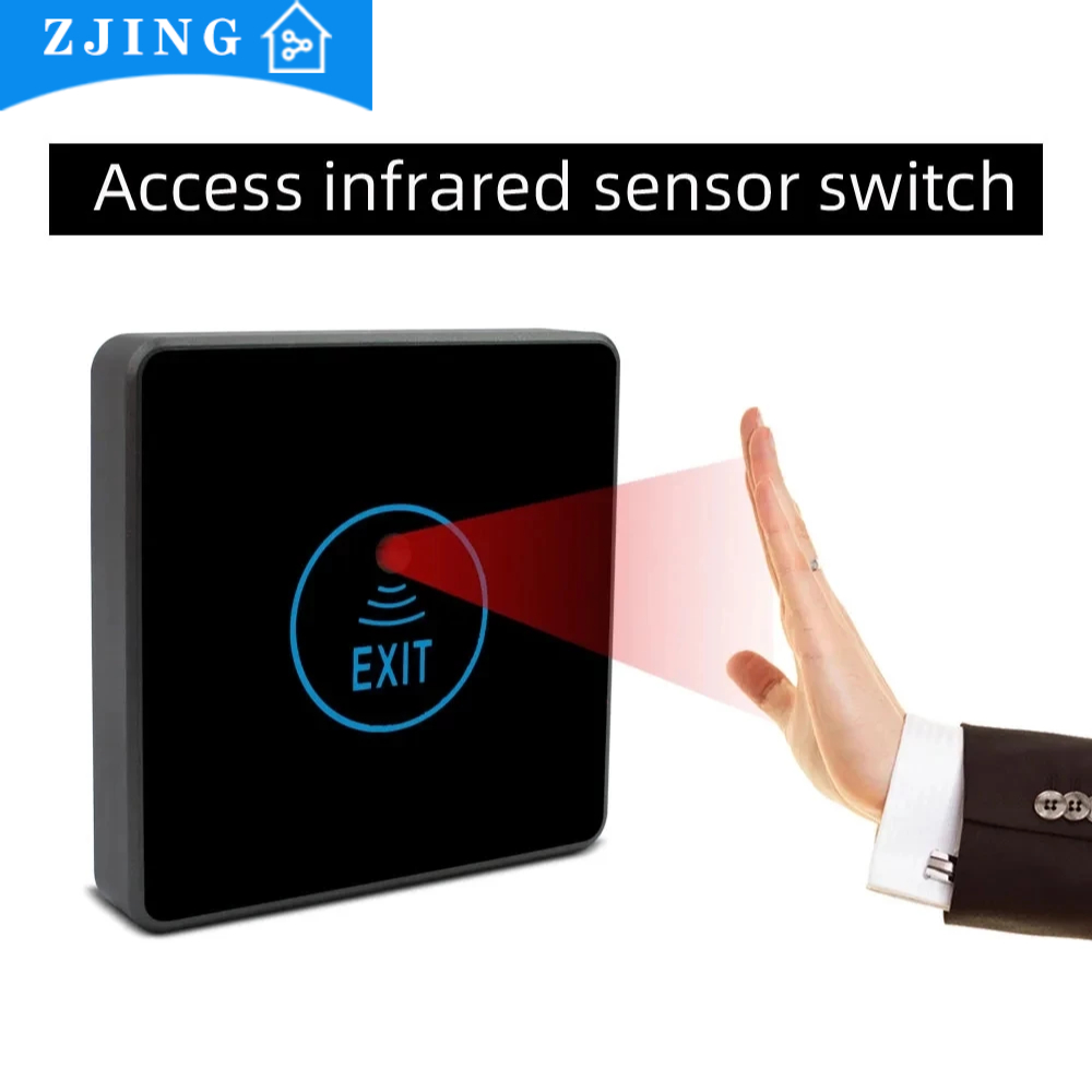Access control infrared sensor Exit switch DC12Vselfresetting exit