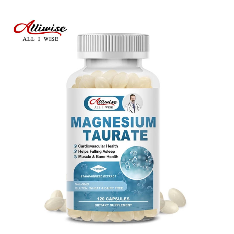 Alliwise Magnesium Taurate Supplement 700mg for Cardiovascular Health