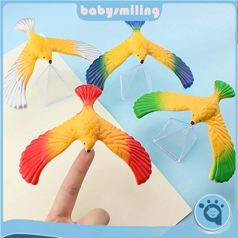 4pcs Creative Balance Bird Balance Eagle Gravity Bird Toys
