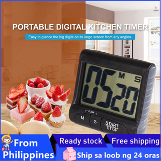Great Choice Products Digital Kitchen Timer Large Lcd Magnetic Egg