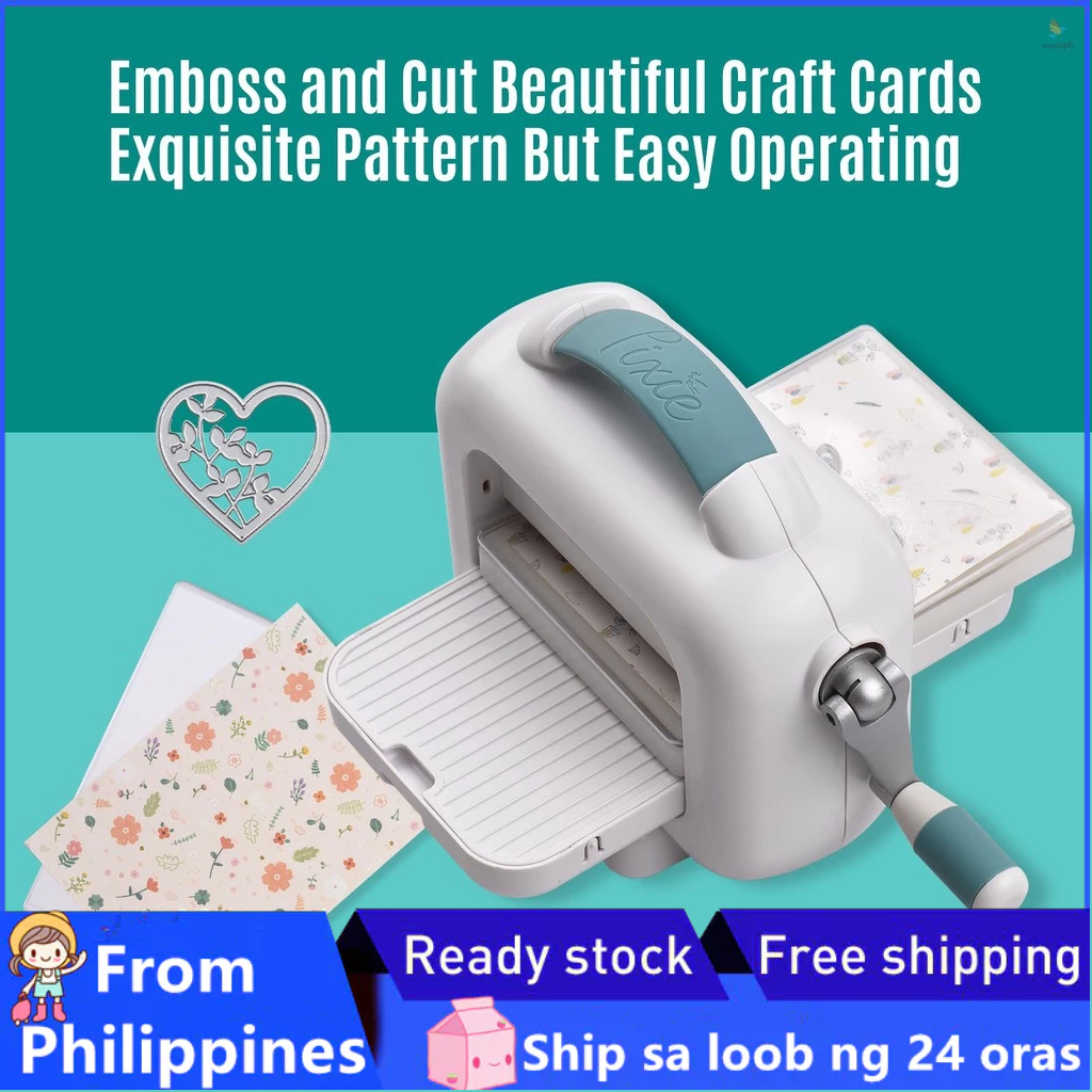 Die Cutting & Embossing Machine Portable Manua Paper Cutter Card Making ...