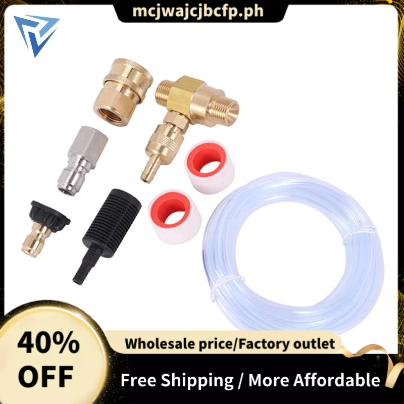 Pressure Washer Chemical Injector Kit Adjustable Soap Dispenser, 3/8
