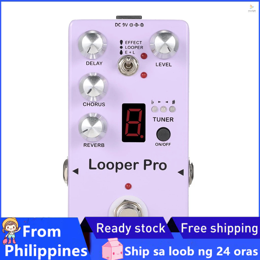 Rowin RE05 Loop Guitar Effector Looper Tuner Mini Guitar Looper Effect