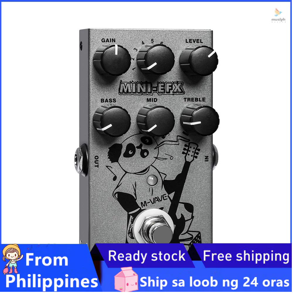 M-VAVE Electric Effects Pedals Heavy Metal Electric Guitar Overload ...