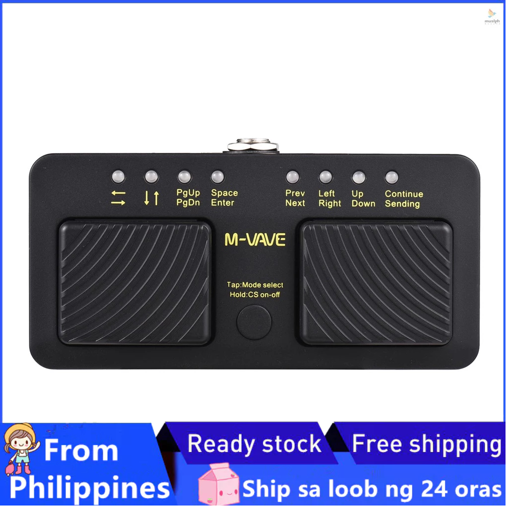 Pédale Tourne-pages Sans Fil Rechargeable - Contrôle MIDI Et Bluetooth, 7 Modes - Pour Tablette, Logiciels De Partitions (forScore, Etc.)