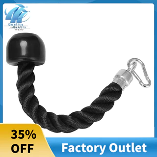 Heavy Duty Tricep Pull Down Single Rope with Snap Hook, Fitness Attachment  Cable Machine Pulldown Rope for Home Gym 