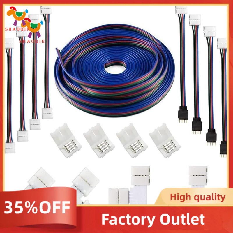 16.4FT(5M) 4-Pin RGB LED Strip Extension Cable,LED Strips Connectors ...