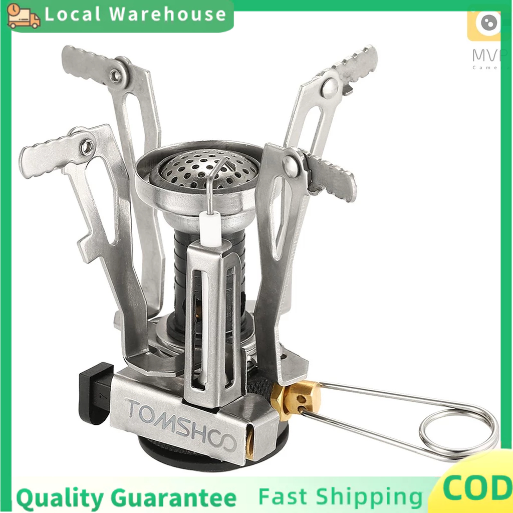 Mini Backpacking Canister Stove Burners Camping Outdoor Cooking