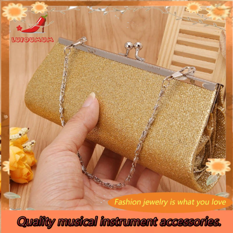 Women Glitter Clutch Purse Evening Party Wedding Banquet Gold Shopee Philippines