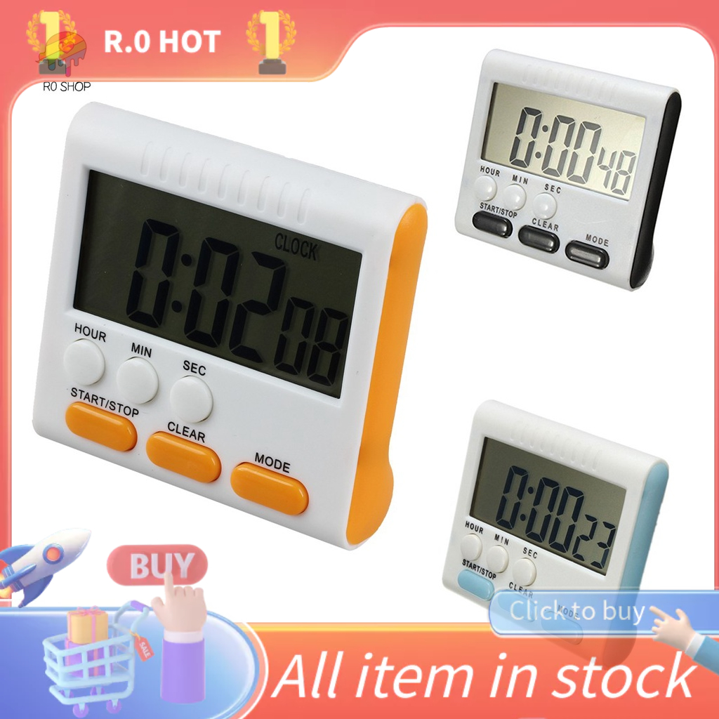 Digital egg timer / kitchen timer with loud alarm, up and down function