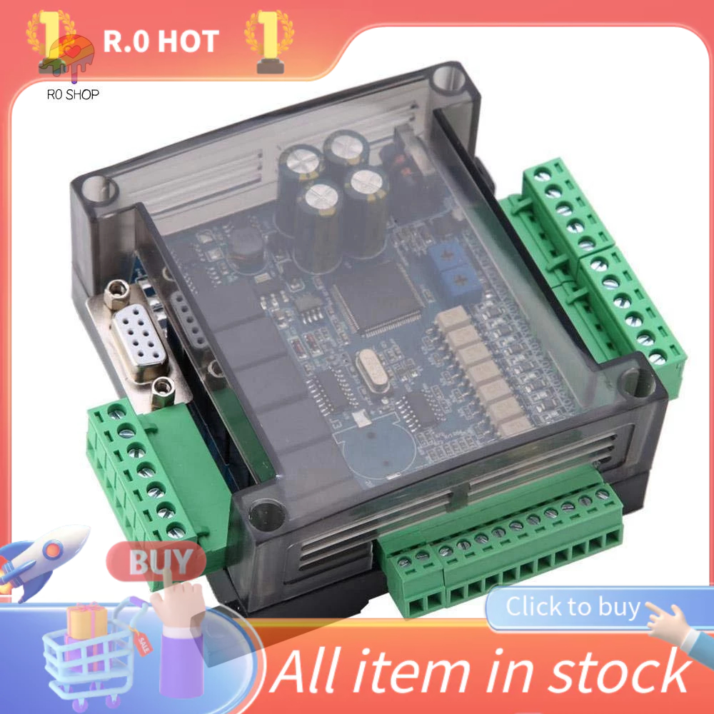 FX3U-14MR PLC Industrial Control Board 8 Input 6 Output Programmable ...