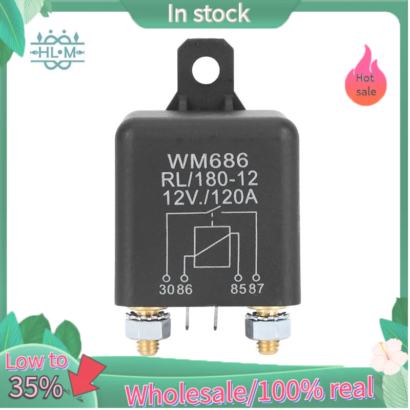 DC 12V Relay Battery Isolating Relay 12V / 120A Peak Load for Car ...