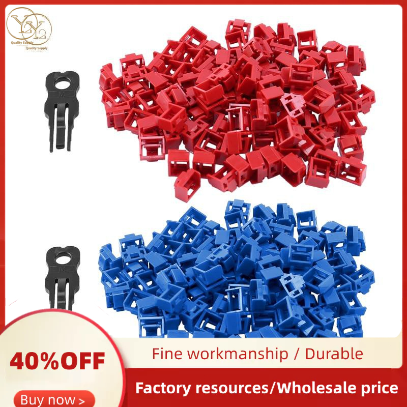 100Pcs Red RJ45 Port Ethernet LAN Hub Anti Dust Cover Plug Cap Blockout ...