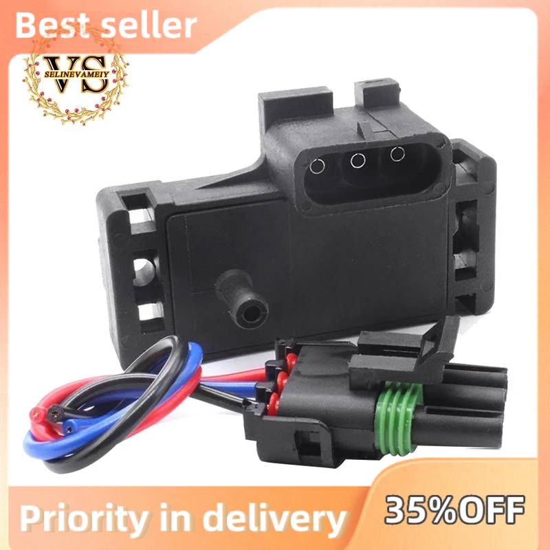 GM Genuine 12694431 MAP Sensor – Manifold Absolute Pressure Sensor, OE Replacement