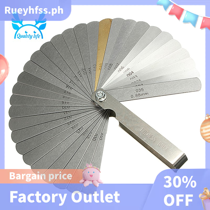 32 set distance gauge feeler gauge valve teaching feeler gauge 0.040.