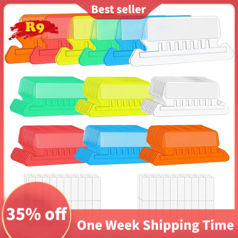 High Quality 60 Pcs 2 Inch Hanging Folder Tabs and 120 Grids Inserts ...