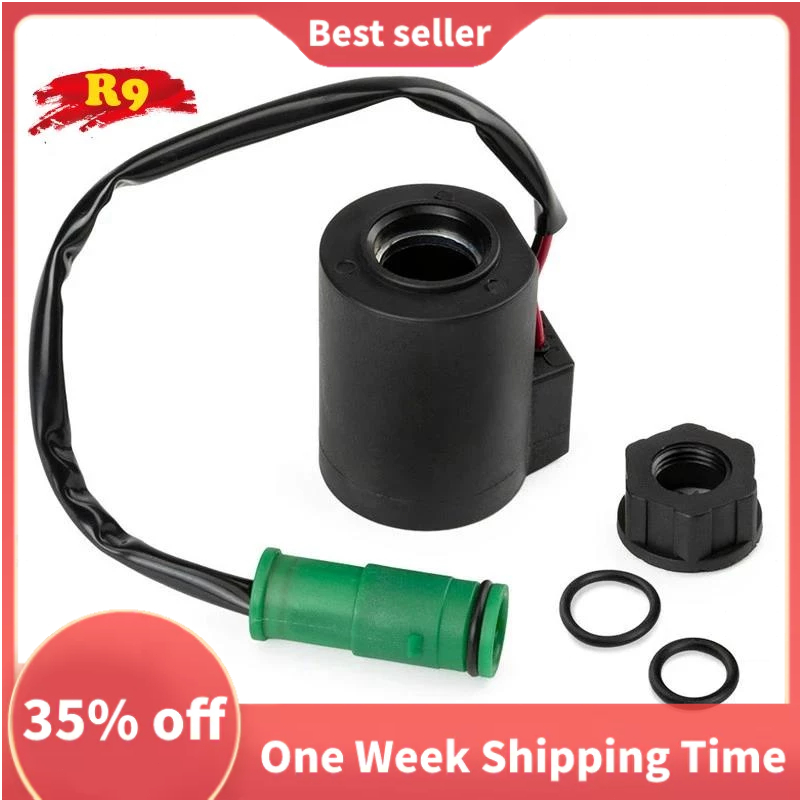 High Quality 24V Solenoid Valve Coil for Volvo Excavator EC140 EC160 ...