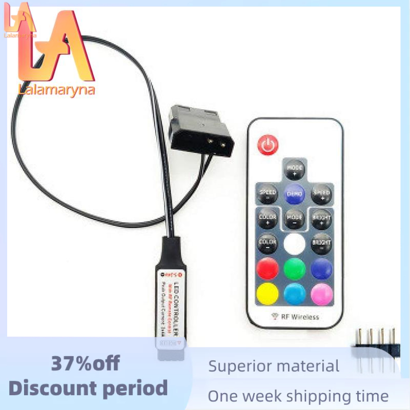 Computer Fan Lighting Effect Controller,5V 3-Pin/12V 4-Pin RGB Fan ...