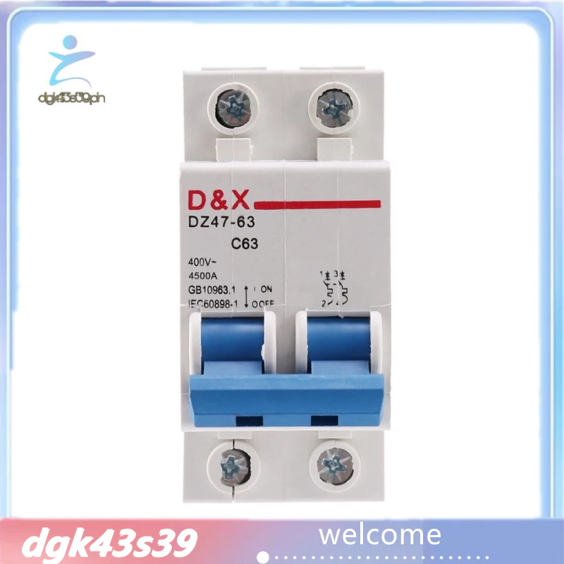 2P 63A DC400V MCB Solar Energy Photovoltaic (pv) Solar DC Circuit ...